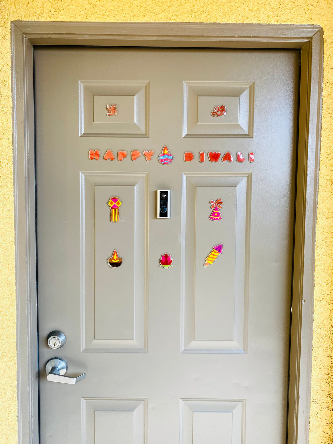 Diwali Window Gel Clings