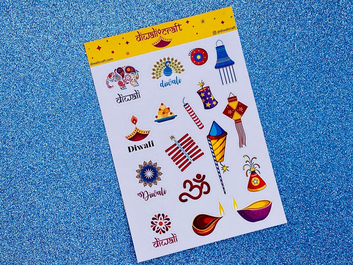 Diwali Decoration Craft Kit for kids - Makes Paper Lantern,  Diya and greeting cards - A fun Diwali Gift & Activity for full family