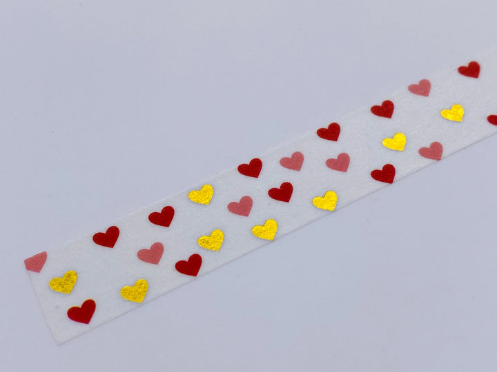 Glitter Heart Washi Tape - Mini Hearts/Valentine Washi Tape
