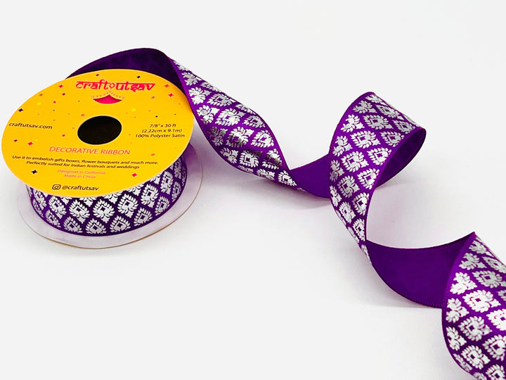 Indian Sari Border Ribbon use for Weddings, Gift Wrapping, Crafting and much more