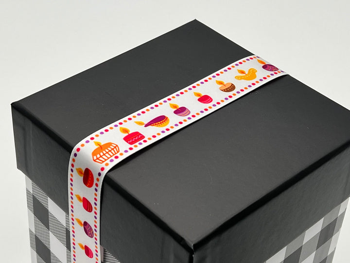 Diwali Diya Decoration Ribbon perfect for embellishing gifts, bouquets at Indian festivals or wedding, sangeet, haldi, mehendi ceremonies