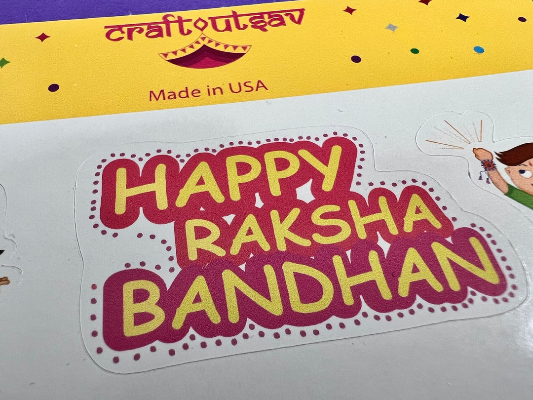 Rakhi Stickers for Raksha Bandhan - Decorate cards, gifts and much more