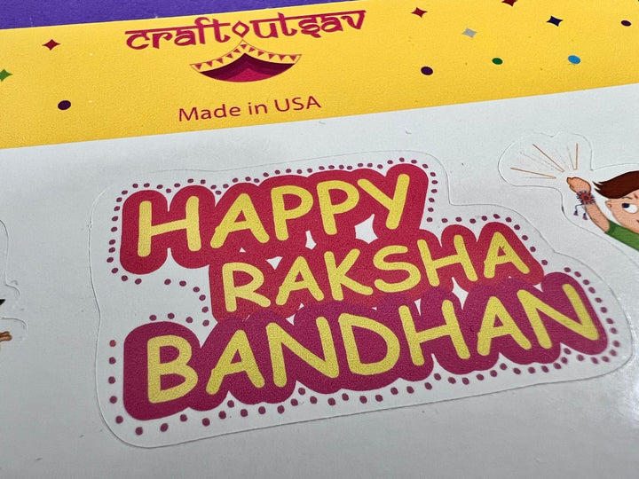 Rakhi Stickers for Raksha Bandhan - Decorate cards, gifts and much more