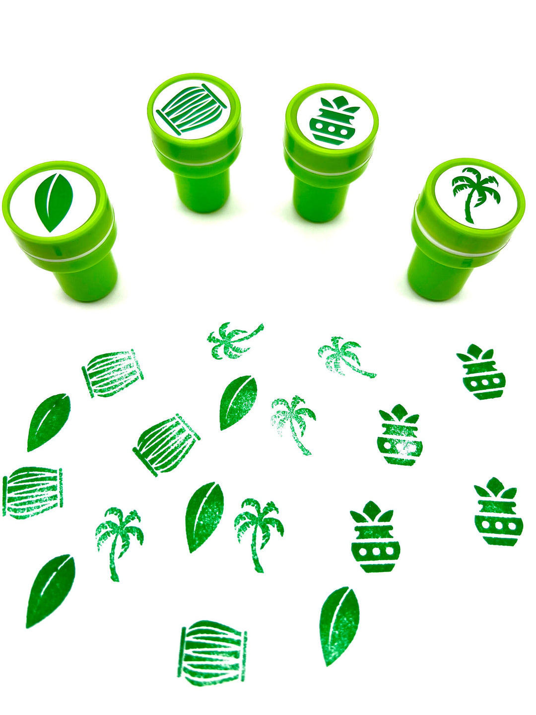 Diwali Art Self-ink Stamps for Kids - 24 Unique Indian themed designs, 6 Colors, Party Favors, Activity for Indian festivals &amp; occasions