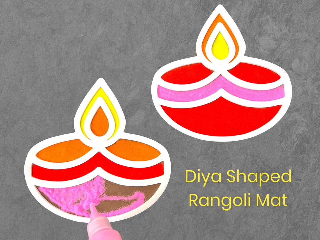 Diwali Diya Rangoli Mat