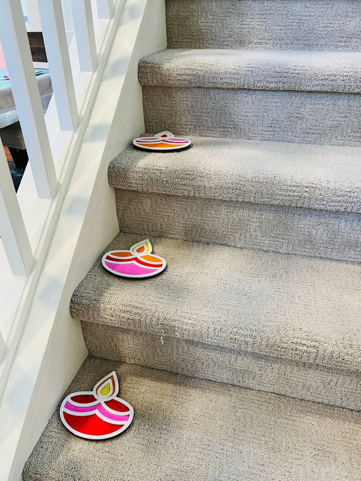 Diwali Diya Rangoli Mat