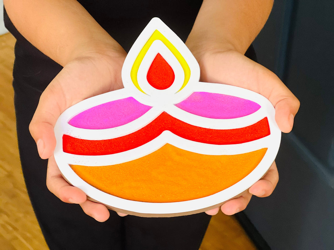 Diwali Diya Rangoli Mat