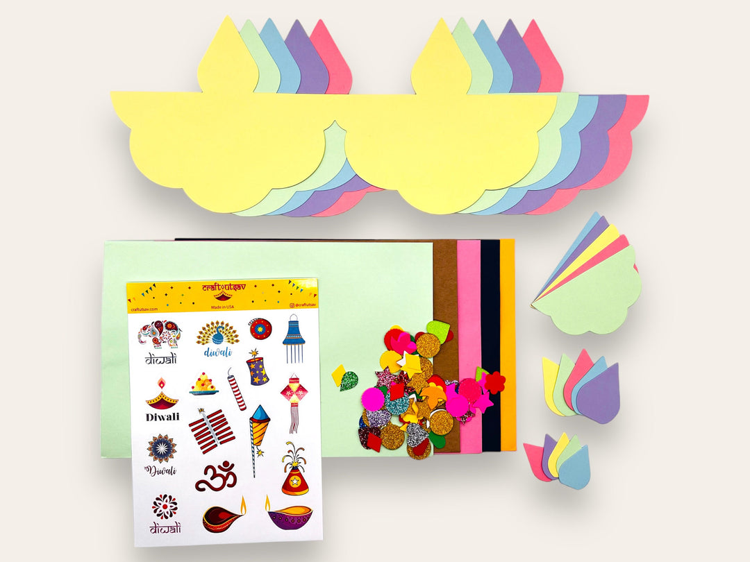 Diwali Card Craft Kit - Diya