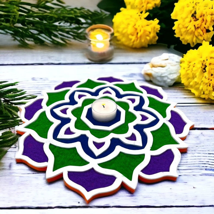 Flower Rangoli Mat