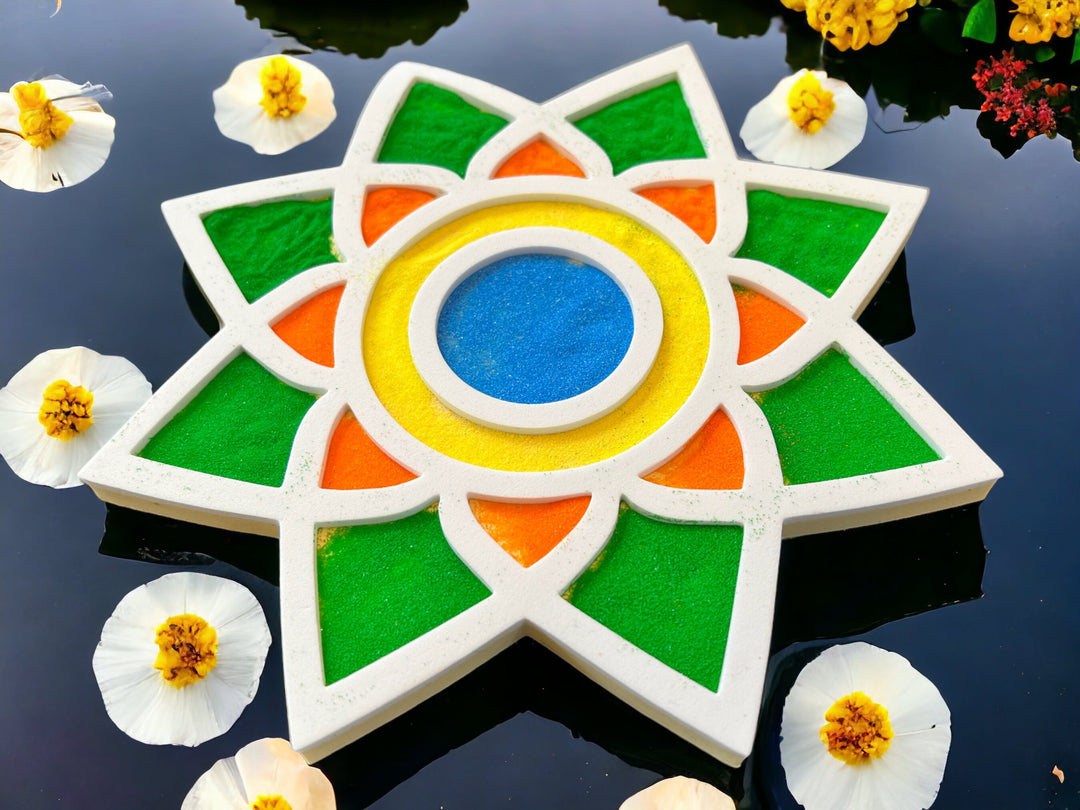 Diwali Rangoli Mat (Set of 2)
