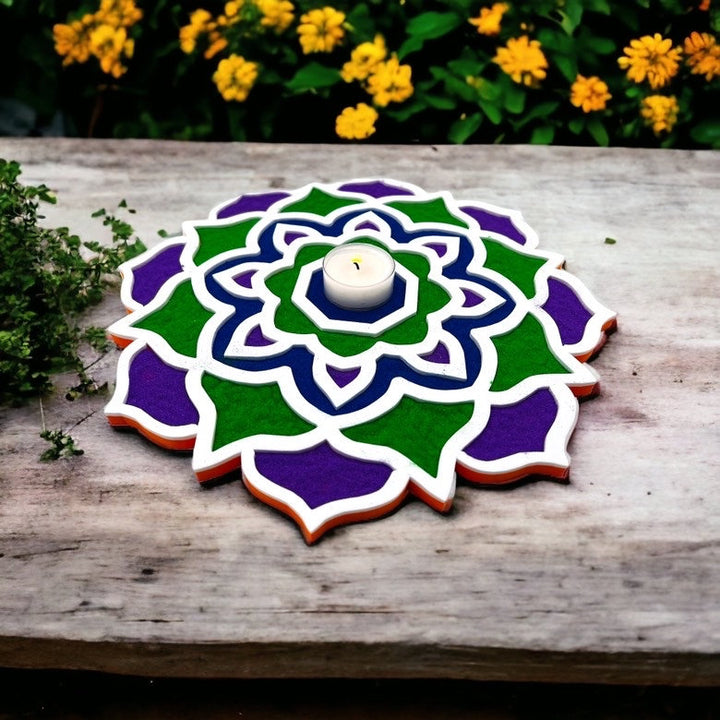 Flower Rangoli Mat