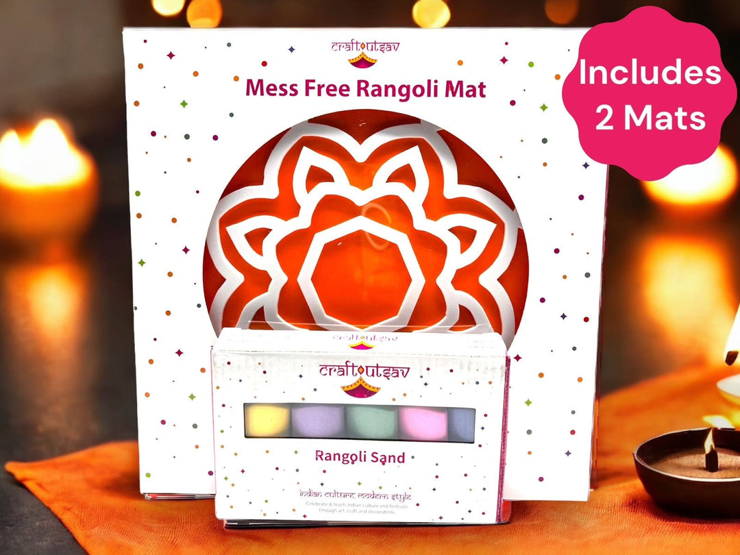 Flower Rangoli Mat
